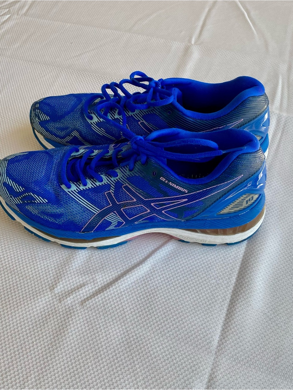 Asics gel nimbus Blue and Purple Gel Running Shoes